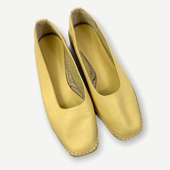 Everlane The Espadrille Leather Wedge Loafer Size 8.5 - Picture 2 of 11